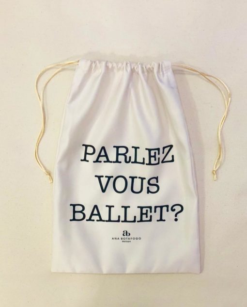 Porta Sapatilhas Parlez Vous Ballet?