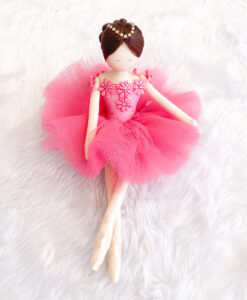 bailarina pendurar pink