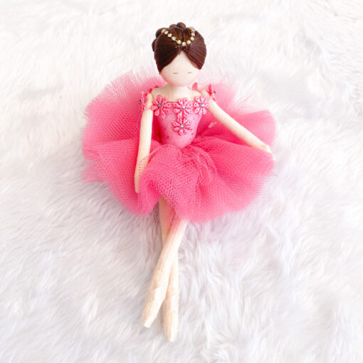 bailarina pendurar pink