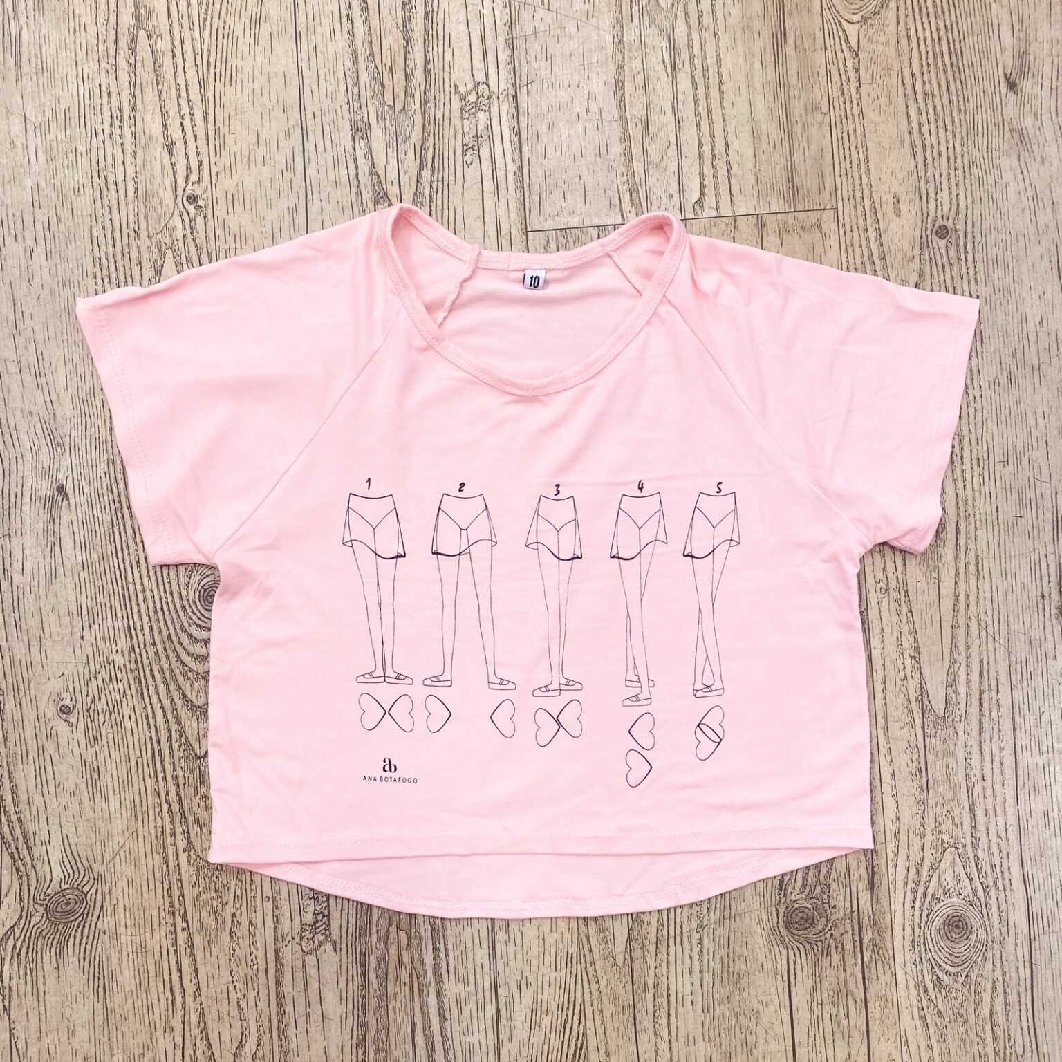 Cropped 5 posições infantil