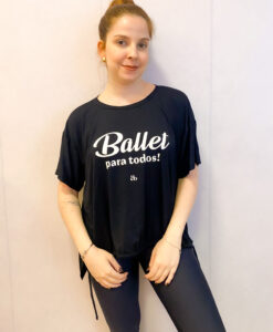 Blusa Lu Franzido Ballet Para Todos
