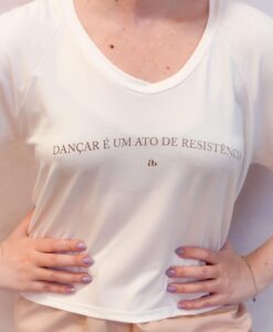 Blusa Cropped Resistencia Off  White