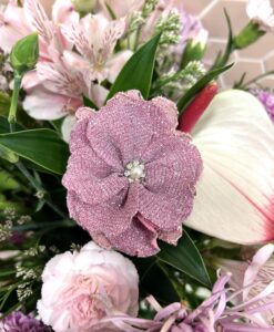 Alternative view of Grampo de coque flor (5 unidades)