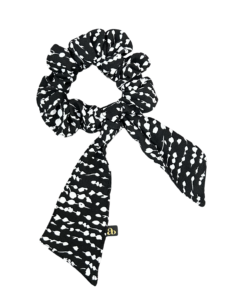 Scrunchie crepe anarruga estampada