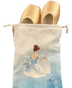 Porta Sapatilhas Bailarina Azul