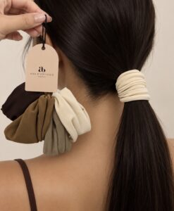 Scrunchie em malha